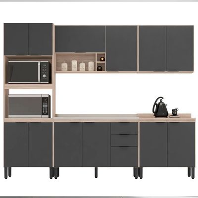 Cozinha Modulada 5 Peças Frcz1 Avena Grafito