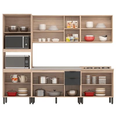 Cozinha Modulada 5 Peças Fhr001 Avena Grafito