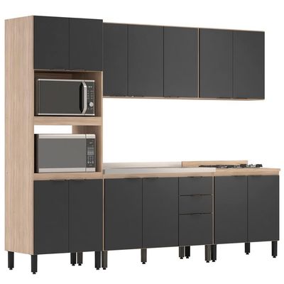 Cozinha Modulada 5 Peças Fhr001 Avena Grafito