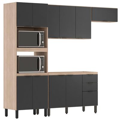 Cozinha Modulada 4 Peças Ftm004 Avena Grafito