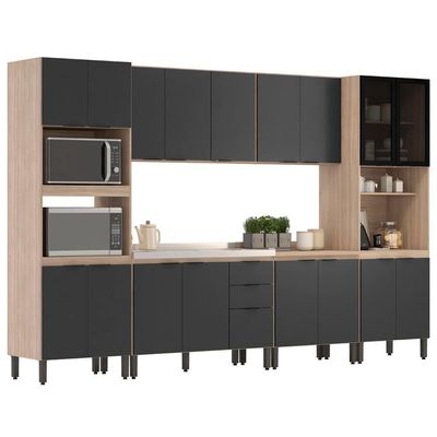 Cozinha Modulada 6 Peças Ftm006 Avena Grafito