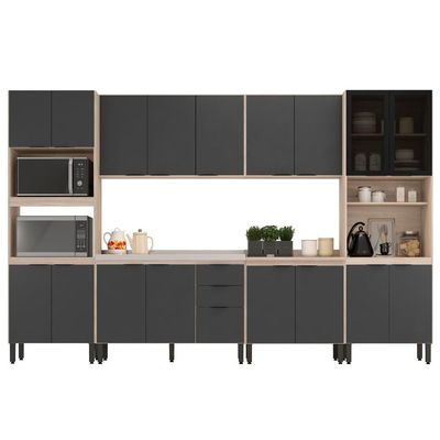 Cozinha Modulada 6 Peças Ftm006 Avena Grafito