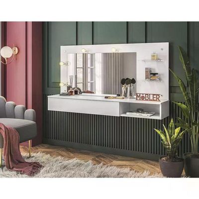 Penteadeira Camarim Suspensa 3003031 Branco Mbl Branco