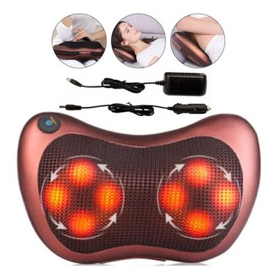Massageador De Pescoço E Lombar Veicular Com Infra Vermelho Bivolt