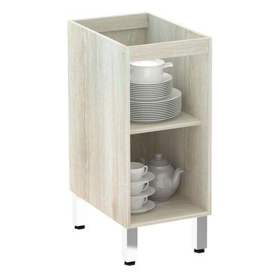 Balcão Sem Tampo 35cm Luci Legno Crem e Connect