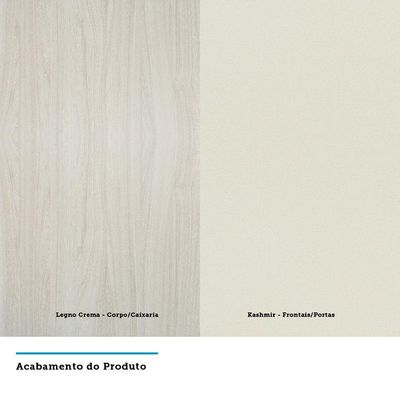 Guarda-roupa 1 Porta 25cm Legno Crema Com Kashmir