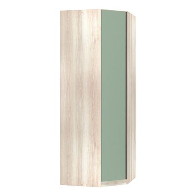 Guarda Roupa Canto Obliquo 1 Porta 1 Cabideiro Verde Jade