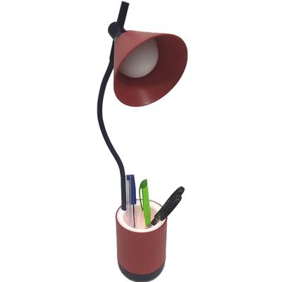 Luminaria De Mesa Articulada Led Porta Objetos Abajur 3 Cor