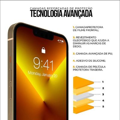 Película para Moto Z Play - Privacidade Hydrogel - Gshield