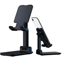 Suporte Smartphone Celular Portátil Mesa Universal Ajustável Preto LE-049