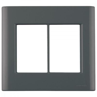 Placa 6 Postos 4x4 Tramontina Giz Grafite