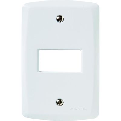 Placa Horizontal 1 Posto 4x2 Tramontina Lux Branca