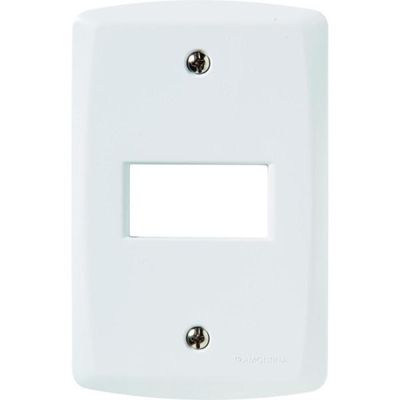 Placa Horizontal 1 Posto 4x2 Tramontina Lux Branca