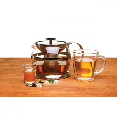 Conjunto de Xícaras Tramontina para Café e Chá Vidro Duplo com Alças 2 Peças