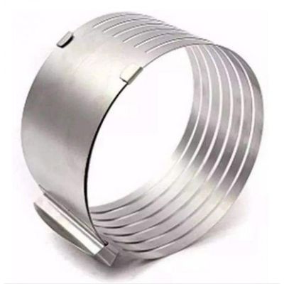 Aro Cortador Para Bolo 7 Camadas Aço Inox Ajustavel Carol