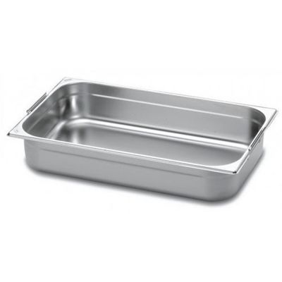 Cuba Tramontina 1/1 em Aço Inox com Alças Moveis Profundidade 65 mm - Aço 304