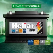 Bateria Heliar 72AMP Tecnologia Start Stop (EFB) 72 AH – HEFB72PD
