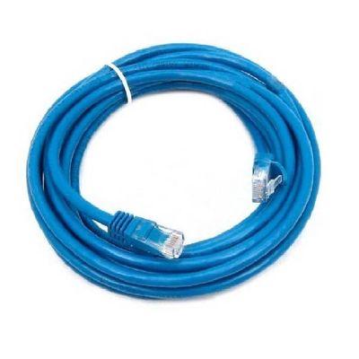 Cabo de Rede Patch Cord Cat5e Blindado Gigabit Azul 5 Metros
