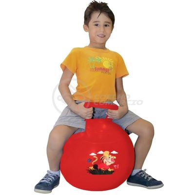 Bola De Saltar Pula Pula Infantil Brinquedo 35Cm - Vermelho