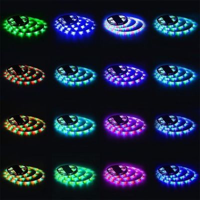 Fita Led Rgb 5050 Rolo 5M 300 Leds Prova D'Agua Sem Controle