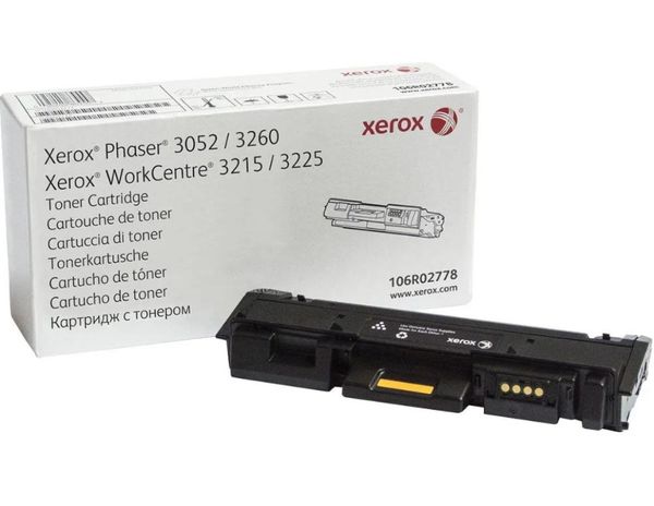 Toner Xerox Cognac Preto - 3K - 106R02778NO