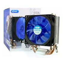 Cooler Para Processador Intel E Amd Com Led Azul Kp-Vr303