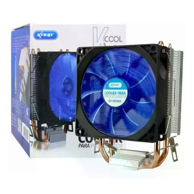 Cooler Para Processador Intel E Amd Com Led Azul Kp-Vr303