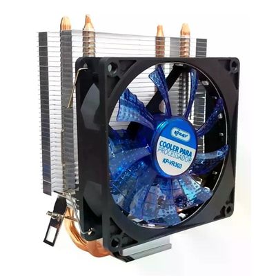 Cooler Para Processador Intel E Amd Com Led Azul Kp-Vr303