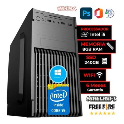 Cpu Pc Intel Core I5 3470 + Placa H61 1155 + 8 Gb + Ssd 240