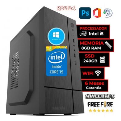 Cpu Pc Intel Core I5 3470 + Placa H61 1155 + 8 Gb + Ssd 240