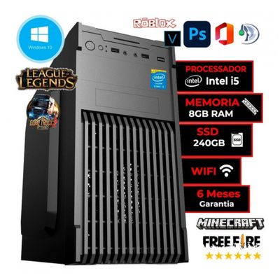 Cpu Pc Intel Core I5 3470 + Placa H61 1155 + 8 Gb + Ssd 240
