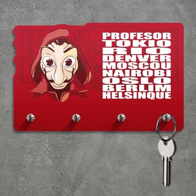 Porta Chaves de Parede Geek em Madeira MDF