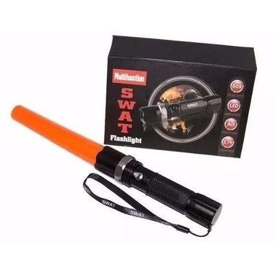 Lanterna Swat Tatica Completa Pequena com 2 Baterias