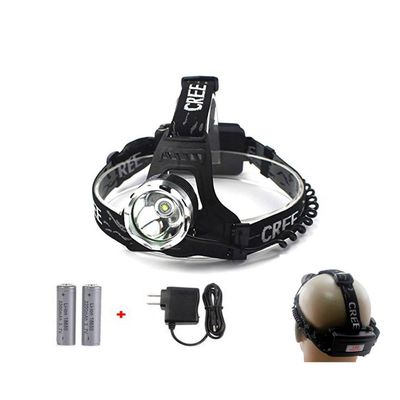 Lanterna De Cabeça T6 Led Cree Tatica Profissional Com Zoom Carregador Veicular