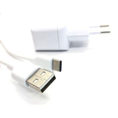 Kit Carregador Moto G4 Play com Cabo Micro USB V8 Branco KinGo