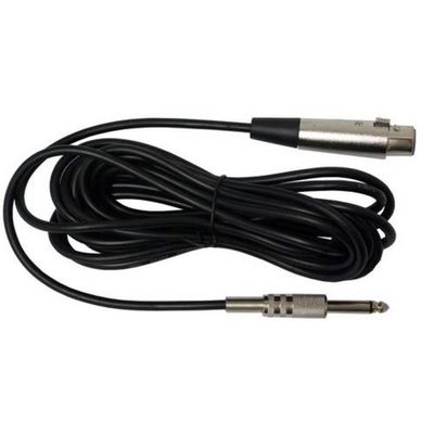Microfone com Fio Dinâmico Profissional Performance Sound - Preto