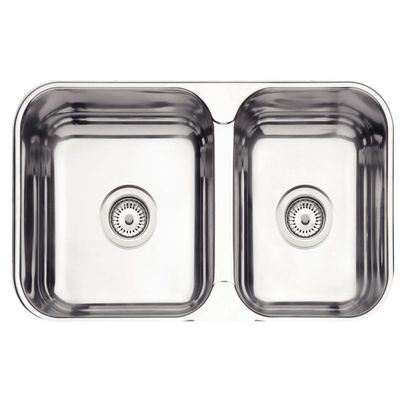 Cuba Isis Inox Polido 69x40 com 2 Cubas Tramontina
