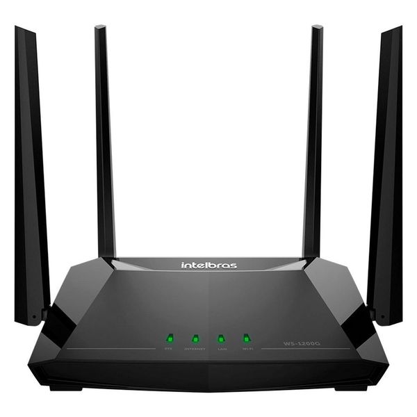 Roteador Wi-fi 5g W5-1200g Dual Band Ac 1200mbps 4 Portas Gigabit Intelbras