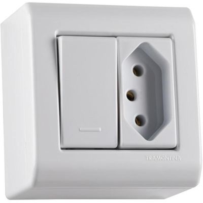 Caixa Sobrepor 1 Interruptor Simples 10 A 250 V Tramontina