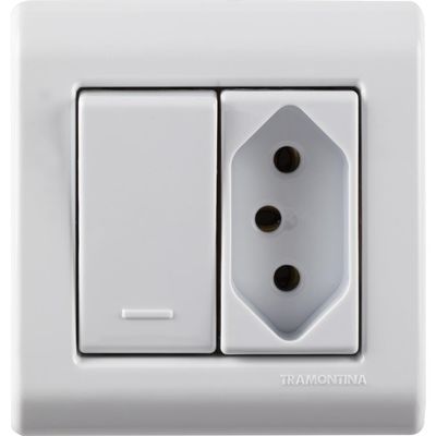 Caixa Sobrepor 1 Interruptor Simples 10 A 250 V Tramontina