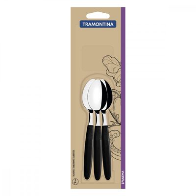 Conjunto Colheres para Cha Tramontina Ipanema Inox 3 Peças