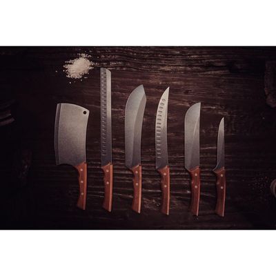 Faca para Carne Tramontina Churrasco Inox Cabo Madeira 10 "