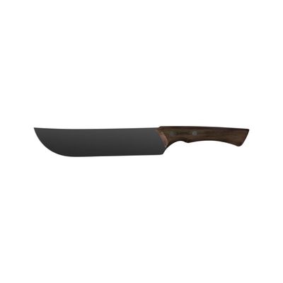 Faca Carne Tramontina Churrasco Black Inox Cabo Madeira 8 "