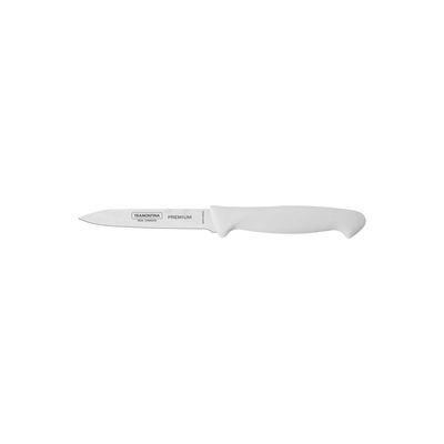 Faca Frutas e Legumes Tramontina Premium Inox Cabo Branco 4"