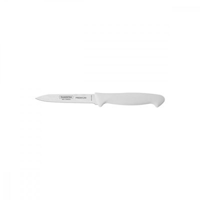 Faca Frutas e Legumes Tramontina Premium Inox Cabo Branco 4"