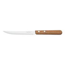 Faca Churrasco Tramontina Dynamic Inox Fio Liso Cabo Natural