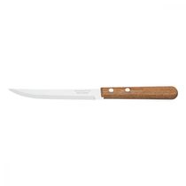 Faca Churrasco Tramontina Dynamic Inox Fio Liso Cabo Natural