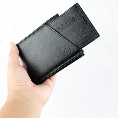 Carteira de Couro Masculina - Porta Cartão -Dinamic- Gshield