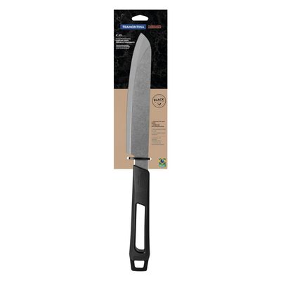 Faca Trinchante Tramontina Churrasco Inox Cabo Preto 8 "