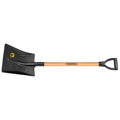Pa Quadrada Tramontina 464/30 Cabo Madeira 71 cm Ergonomica